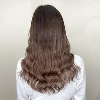 セミロング カラー KEISUKE🐶 カラー✨エクステのヘアスタイル