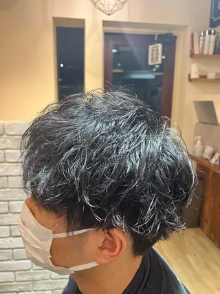 パーマ メンズ sakuma daikiのヘアスタイル
