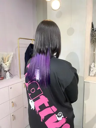 ロング カラー 前橋 姫奈のヘアスタイル