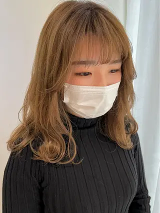 セミロング カラー IVY villa Suzu.のヘアスタイル