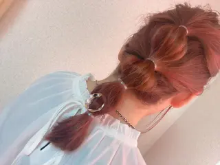 ミディアム ヘアアレンジ Rely 美空のヘアスタイル
