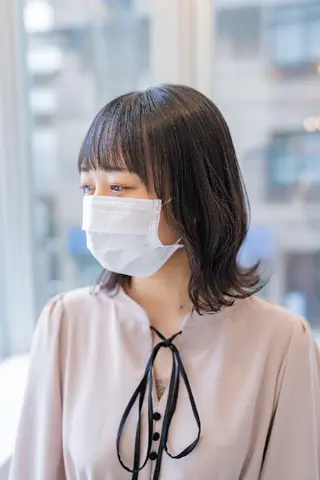 ミディアム Lazo/ 原弥和子のヘアスタイル