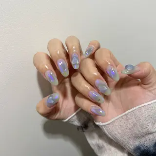 ネイル パラあり！フィルイン 美フォルムのネイルデザイン
