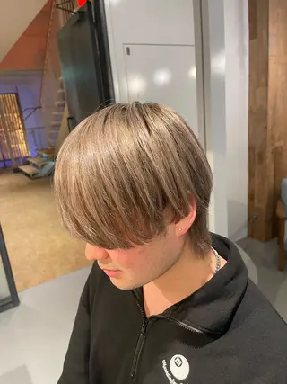 カラー メンズ 吉田 剛のヘアスタイル