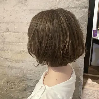 ショート パーマ 銀座No.1髪質改善 縮毛矯正/本木のヘアスタイル