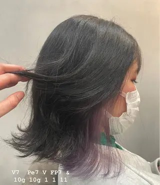 カラー 檜木 奈央のヘアスタイル
