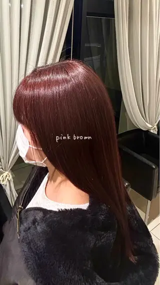 カラー SLASHスラッシュ 辻村  彩華のヘアスタイル