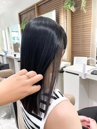 セミロング カラー ＡＳＨ大宮/ブリーチ 髪質改善/カラーのヘアスタイル