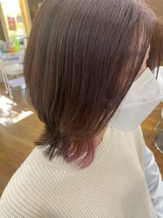 ミディアム sagedoue MIZUKI✂️のヘアスタイル