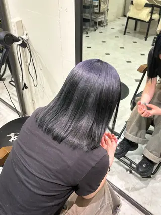 ミディアム 宇野愛華∕ パーマスタイルのヘアスタイル