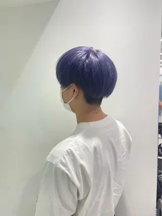 ショート メンズ ベージュカラー💖 やすひろのヘアスタイル