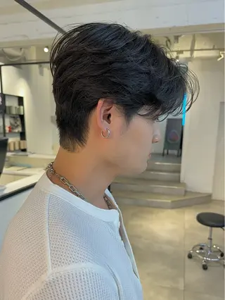 ショート パーマ メンズ 🇰🇷カルマパーマ kaito🇰🇷のヘアスタイル