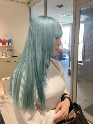 ロング カラー 浅野 匠のヘアスタイル
