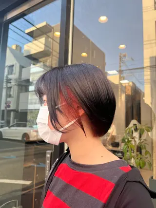 ショート カラー 17日パーマモデル/ 募集中!落合🌷のヘアスタイル