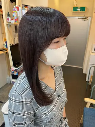 ロング カラー 水素トリートメント/ 髪質改善/ナカノメのヘアスタイル