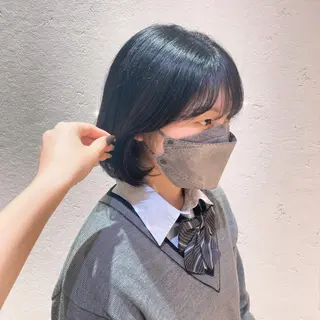 ミディアム 韓国ヘア🕊村上 ののこ🕊のヘアスタイル
