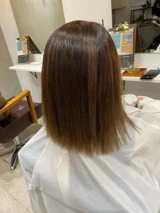 セミロング 薗部 創生のヘアスタイル