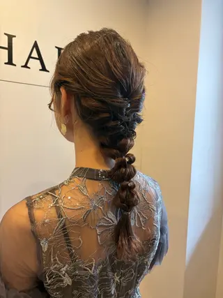 ヘアアレンジ 秋澤 楓のヘアスタイル
