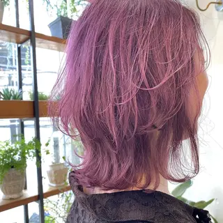 ミディアム カラー ヘアアレンジ 【ダメージレス施術】 【透明感】北村 拓也のヘアスタイル