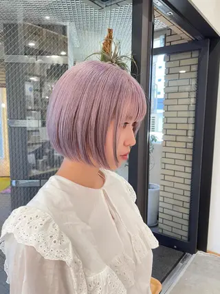 ショート カラー 城 健太郎 💎ハイトーンのヘアスタイル