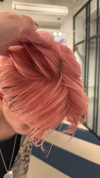 カラー みずち/ 名古屋/カラーモデルのヘアスタイル