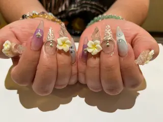 ロング ネイルサロン RU新越谷南越谷のネイルデザイン