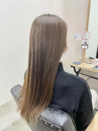 ロング カラー 肌に馴染むカラー 梅田・増田のヘアスタイル