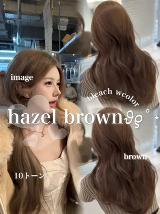 ロング カラー 盛れる上質ワンホン ヘア🤍YUME🤍のヘアスタイル