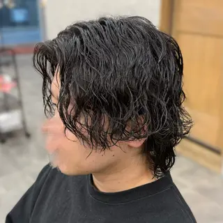 パーマ メンズ  楓🍁COQU ✂︎men's限定のヘアスタイル
