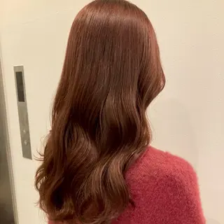 ロング カラー ブリーチなし 暖色カラー/井上あいのヘアスタイル