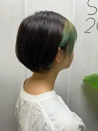 ショート カラー 🦋.*˚オタク美容 師アキバノノカ🦋のヘアスタイル