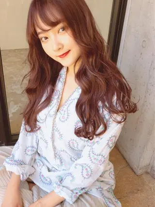 ロング カラー 🤎MAI🤎 《ベージュ系カラー》のヘアスタイル