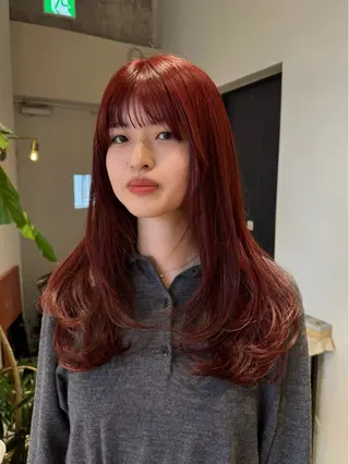 ロング カラー 村田 茉優のヘアスタイル