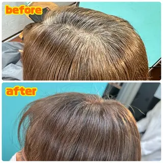カラー 三原 友美のヘアスタイル