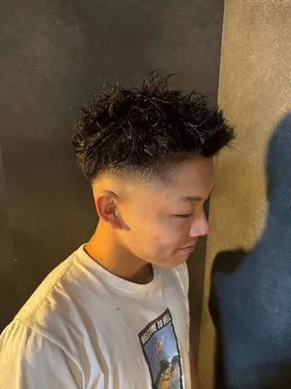 ショート パーマ メンズ特化 前橋のヘアスタイル