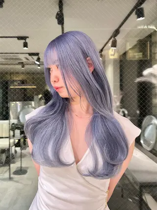 カラー YUI デザインカラーのヘアスタイル