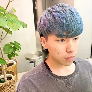 ショート カラー メンズ 艶髪と透明感を ‼️/若林のヘアスタイル