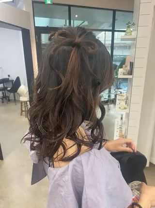 ミディアム ヘアアレンジ ご予約は2月まで！ maho‪🐈🎀のヘアスタイル
