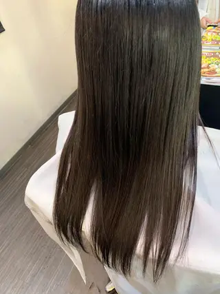 ロング 中本 愛理のヘアスタイル