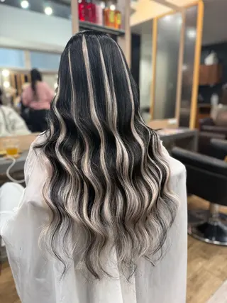 ロング ハイトーン/エクステ 横浜/RIEのヘアスタイル