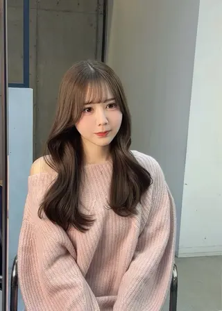 ロング カラー 韓国レイヤー/艶髪/ manami🥣のヘアスタイル