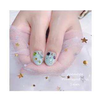 ショート ネイル 👑enen style👑のネイルデザイン