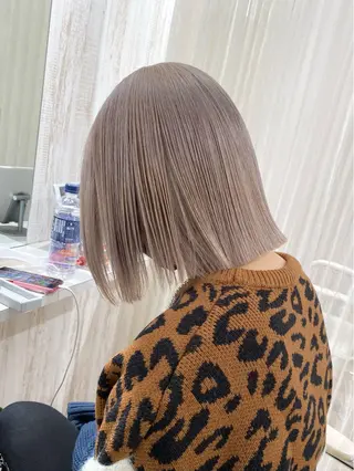 ショート カラー 🌙HIZUKI🌙 ハイトーン 艶髪のヘアスタイル