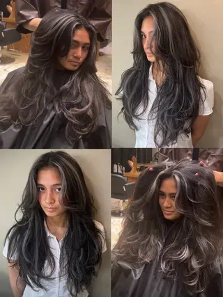 ロング カラー 💖梅田レイヤー💖 副店長Tsubasaのヘアスタイル