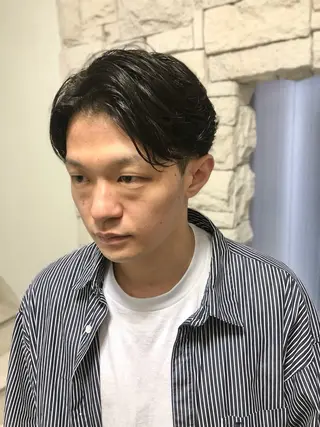 パーマ ヘアアレンジ メンズ メンズ特化✂️栗原 侑也のヘアスタイル