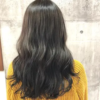 ロング カラー 菅沢 奈生のヘアスタイル