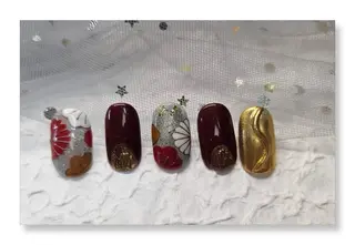 ネイル 花花 ネイルサロンのネイルデザイン