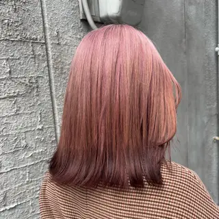 ミディアム カラー BELO OSAKA マオのヘアスタイル
