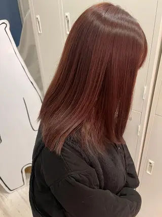 セミロング カラー ヘアアレンジ N° uairo 川崎店【ユアイロ】のヘアスタイル