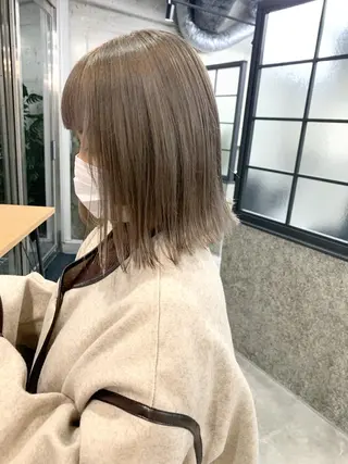 ミディアム カラー 垢抜けヘア♡柔らかい カラー/mihoのヘアスタイル